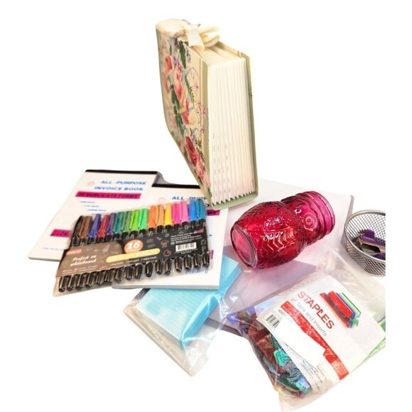 Lot of Office Supplies Shuttle Art 16 Colors Dry Erase Markers HP Poly File Fold - Picture 3 of 15